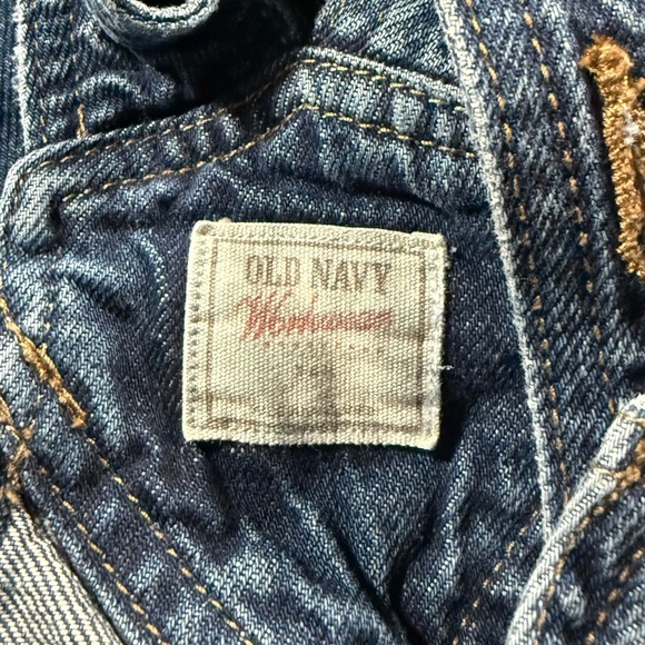Old Navy Blue Denim Overalls - Picture 4 of 4